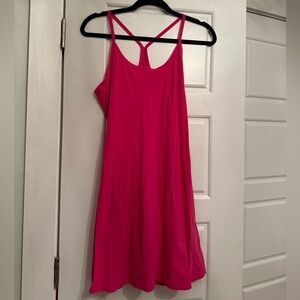 Outdoor Voices Exercise Dress in Pink, Size Medium